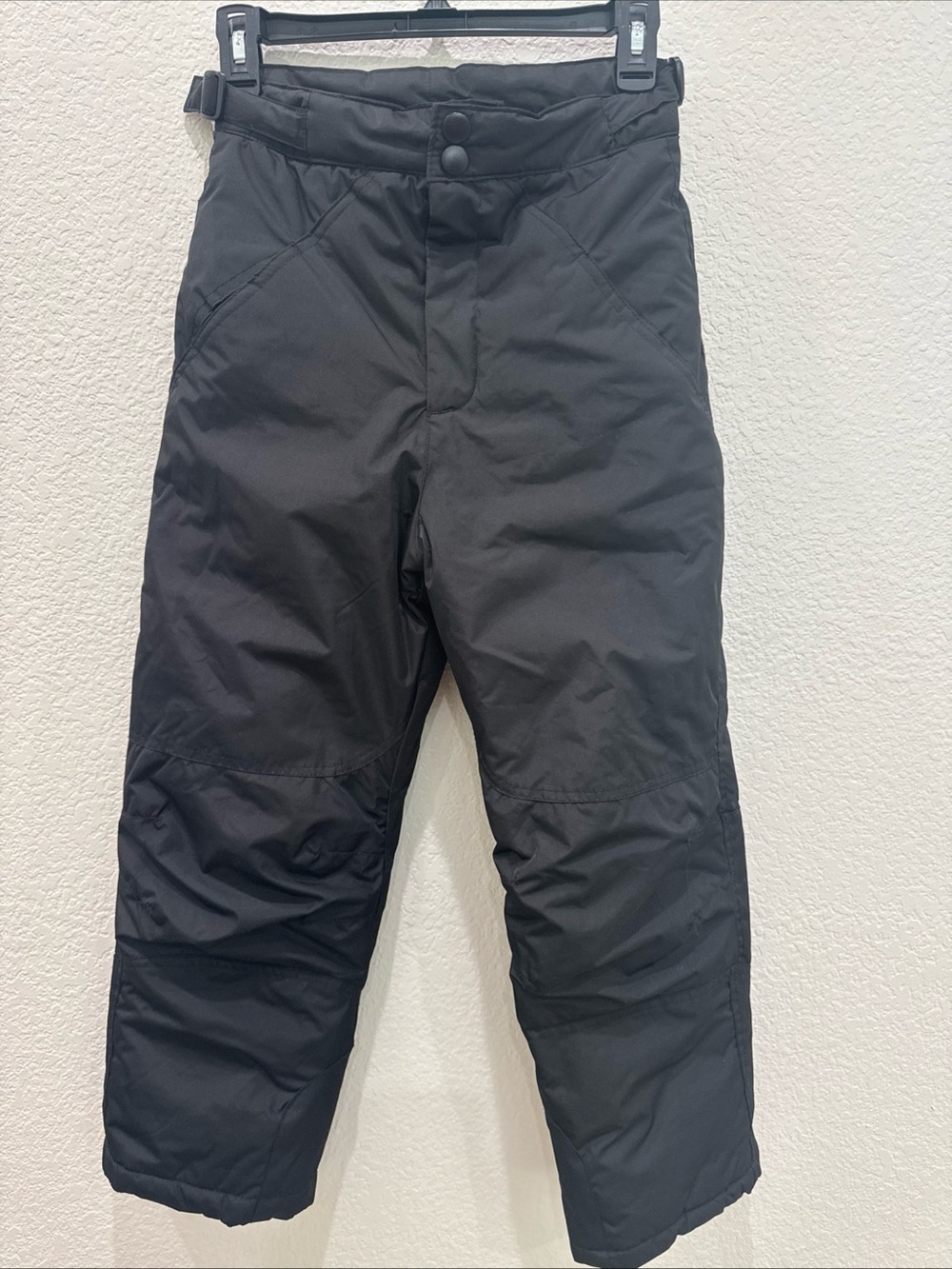 LONDON FOG Youth 7/8 Classic Heavyweight Snow Snowboard Ski Pant Winter Black